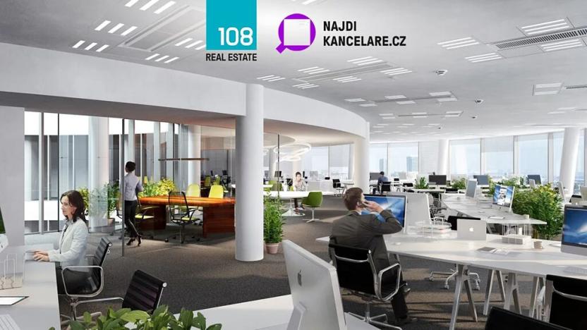 Pronájem kanceláře, Praha - Smíchov, Plzeňská, 387 m2