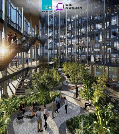 Pronájem kanceláře, Praha - Karlín, Karolinská, 537 m2