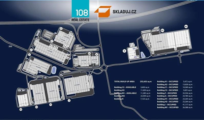 Pronájem skladu, Kostelec, 3500 m2