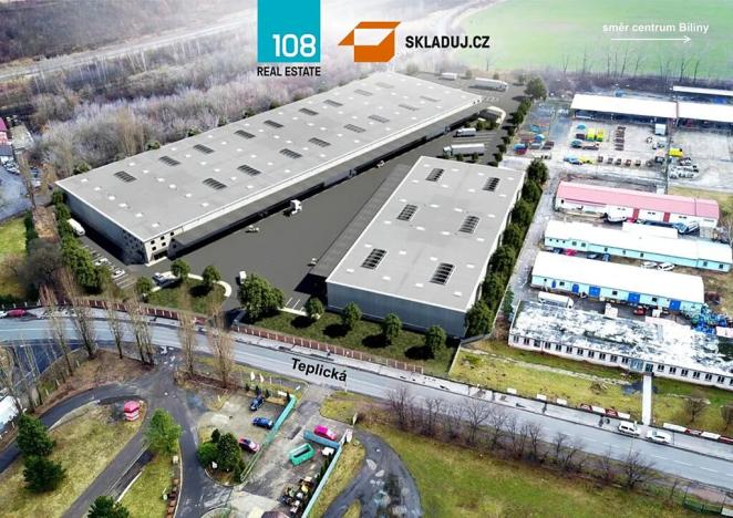 Pronájem skladu, Bílina, Teplická, 10385 m2