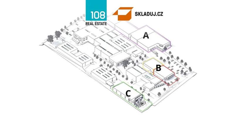 Pronájem skladu, Jinačovice, 2400 m2