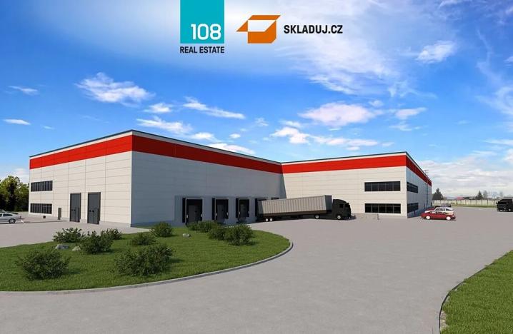 Pronájem skladu, Újezdeček, Hudcovská, 2500 m2