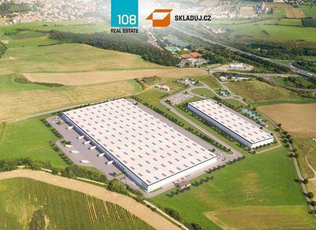 Pronájem skladu, Zdice, Komenského, 2592 m2