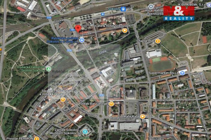 Pronájem bytu 1+1, Sokolov, Nádražní, 43 m2