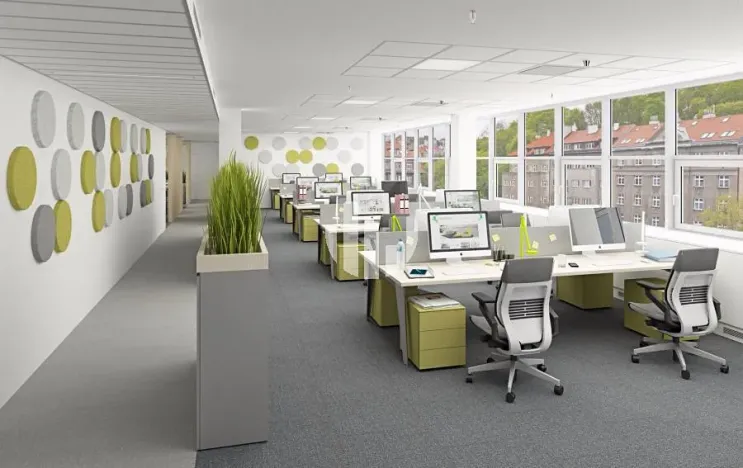 Pronájem kanceláře, Praha - Smíchov, Radlická, 576 m2