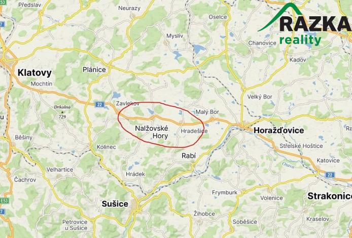 Prodej pozemku, Nalžovské Hory, 14996 m2