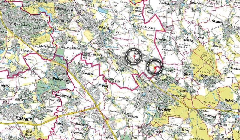 Prodej pole, Praha - Kolovraty, 1841 m2