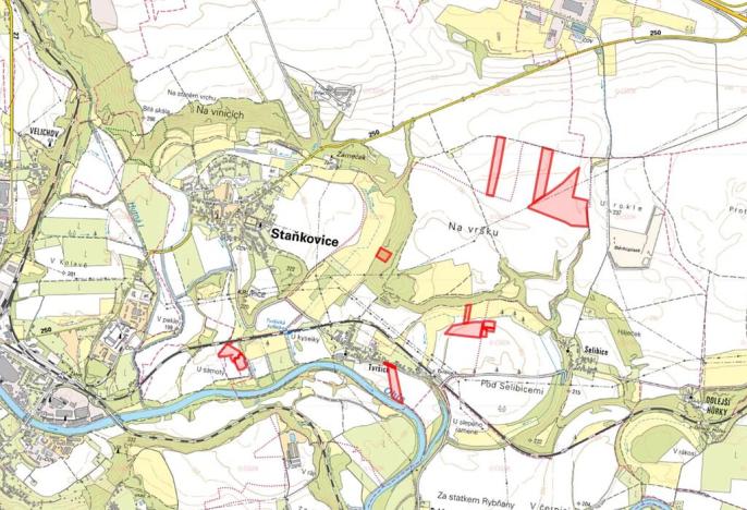 Prodej pole, Staňkovice, 260658 m2