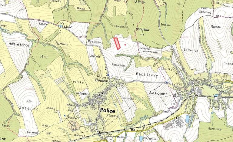 Prodej pole, Police, 13297 m2