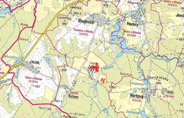 Prodej louky, Studnice, 26815 m2