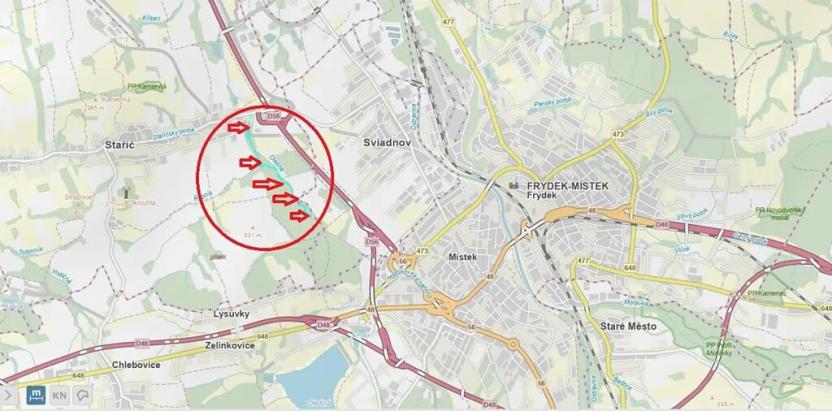 Prodej podílu lesa, Staříč, 16254 m2