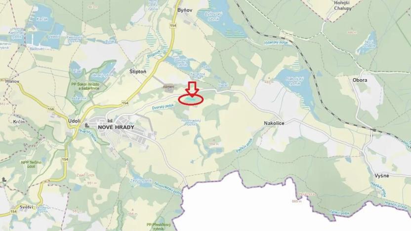 Prodej lesa, Nové Hrady, 5524 m2