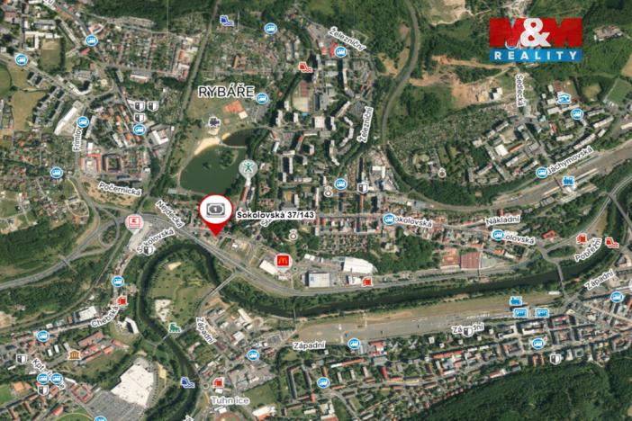 Pronájem obchodního prostoru, Karlovy Vary - Rybáře, Sokolovská, 33 m2