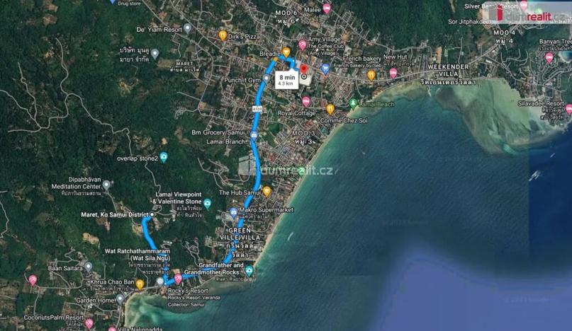 Prodej bytu 1+kk, Ko Samui, Thajsko, 35 m2