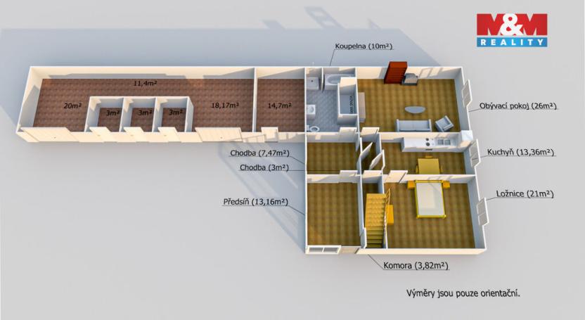 Prodej rodinného domu, Zemětice, 91 m2