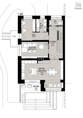 Prodej kanceláře, Brno, Obecní, 287 m2