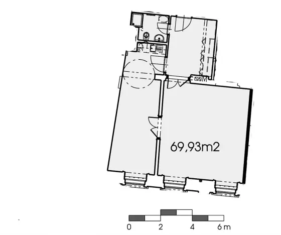 Pronájem kanceláře, Praha - Smíchov, Štefánikova, 70 m2