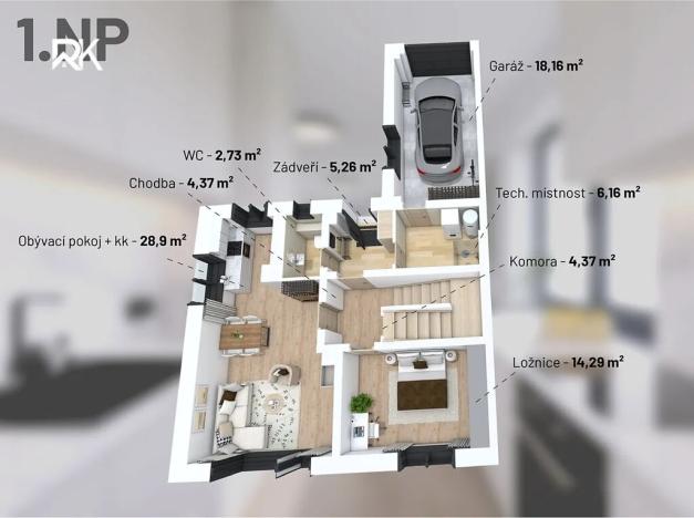 Prodej rodinného domu, Veltruby, K zastávce, 152 m2