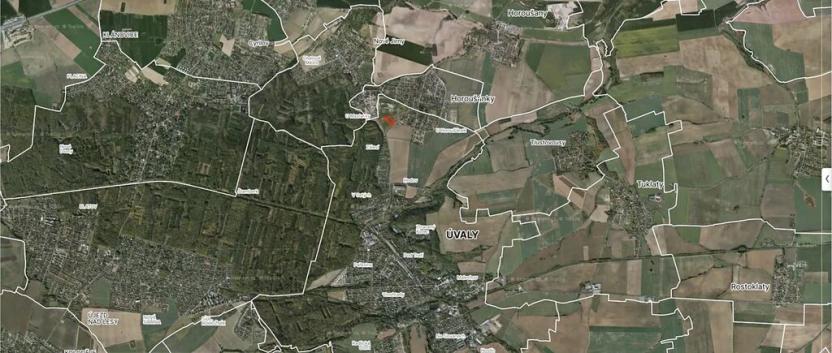 Prodej podílu pozemku pro bydlení, Úvaly, 7795 m2