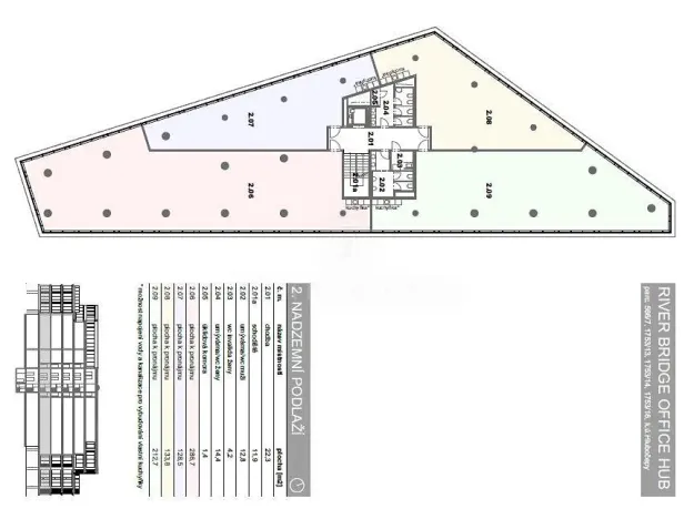Pronájem kanceláře, Praha - Hlubočepy, Strakonická, 214 m2