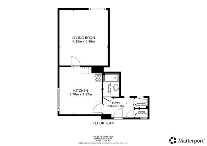 Prodej bytu 2+kk, Praha - Nusle, Zdaru, 47 m2