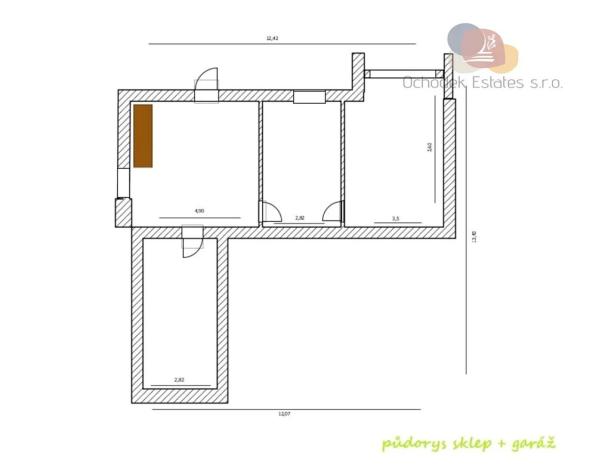 Prodej vícegeneračního domu, Luká, 283 m2