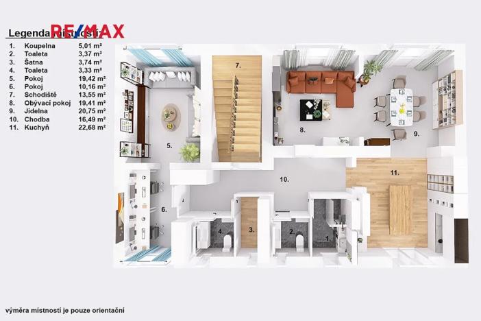 Prodej vícegeneračního domu, České Velenice, Komenského, 247 m2