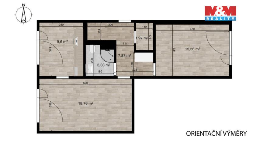 Pronájem bytu 2+1, Hrádek nad Nisou, Liberecká, 61 m2