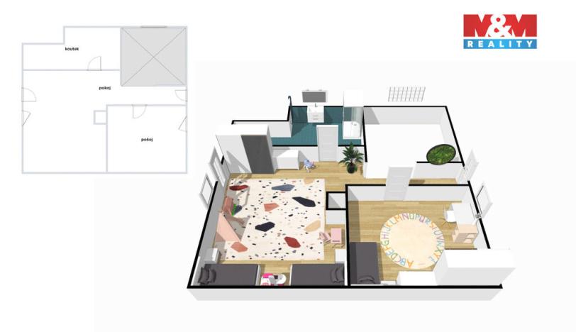 Prodej rodinného domu, Kladruby, 100 m2