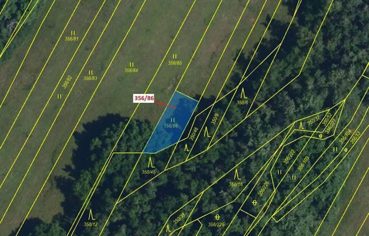 Dražba louky, Ivančice, 252 m2