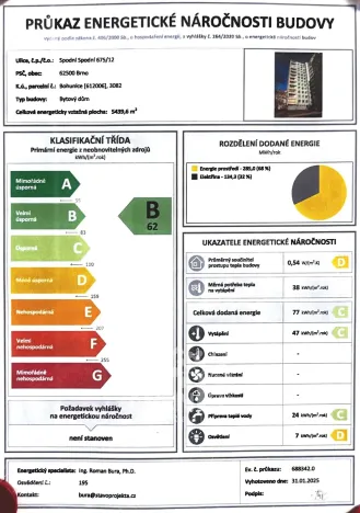 Prodej bytu 4+1, Brno, Spodní, 80 m2