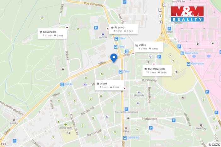 Prodej bytu 3+kk, Praha - Lhotka, Zálesí, 112 m2