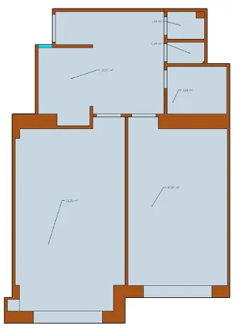 Pronájem bytu 2+kk, Praha - Vršovice, Petrohradská, 57 m2