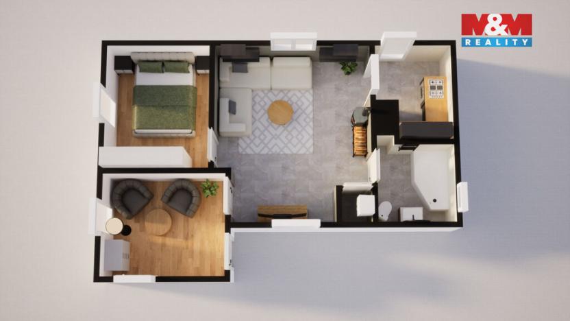 Prodej chaty, Velké Chvojno - Žďár, 45 m2