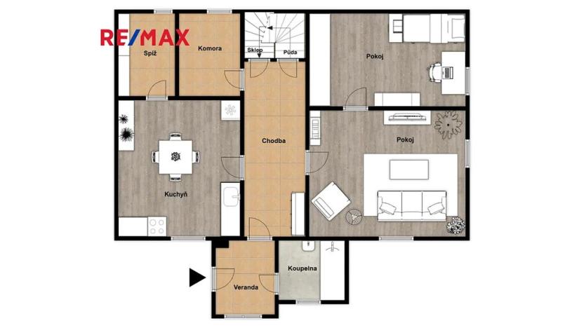 Prodej rodinného domu, Litohlavy, 82 m2