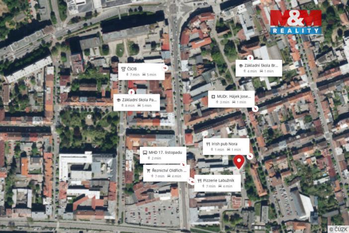 Pronájem bytu 3+kk, Pardubice - Zelené Předměstí, Bratranců Veverkových, 74 m2