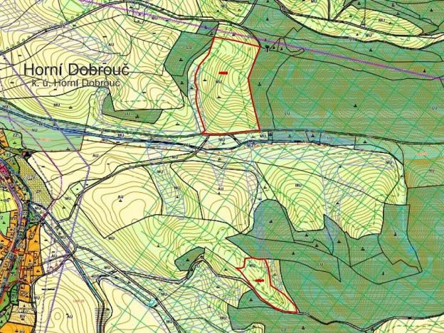 Dražba louky, Dolní Dobrouč, 71151 m2