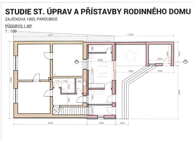 Prodej rodinného domu, Pardubice - Bílé Předměstí, Zajíčkova, 220 m2