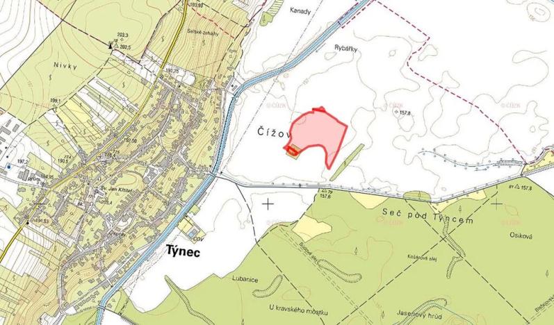 Prodej pole, Týnec, 18563 m2