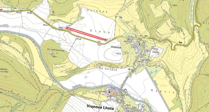 Prodej pole, Vranová Lhota, 9886 m2