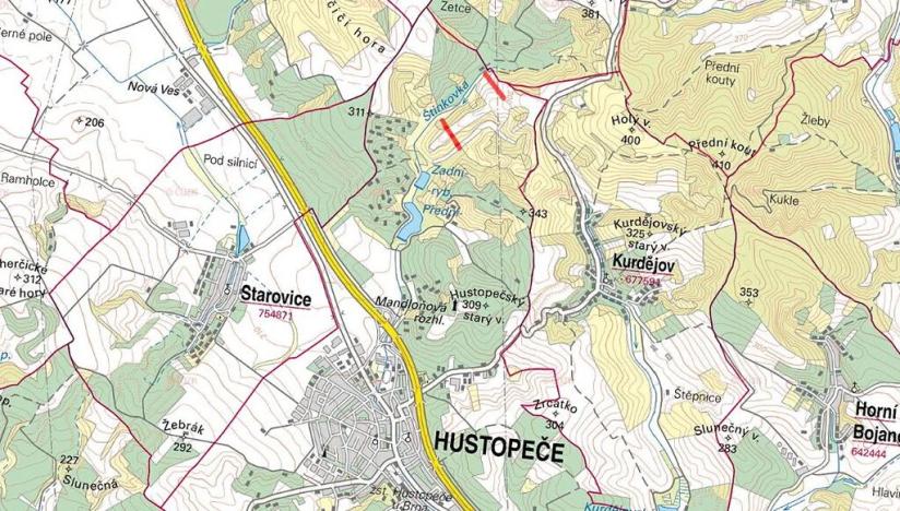 Prodej louky, Hustopeče, 10964 m2