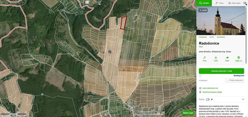 Prodej pole, Radošovice, 6988 m2