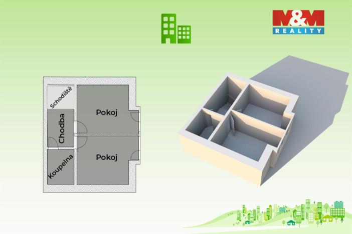 Prodej rodinného domu, Horní Bečva, 79 m2