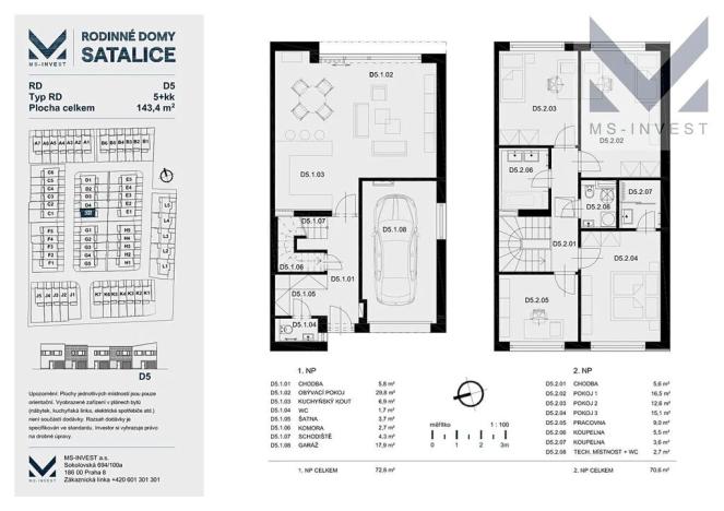 Prodej rodinného domu, Praha - Satalice, Trabantská, 143 m2