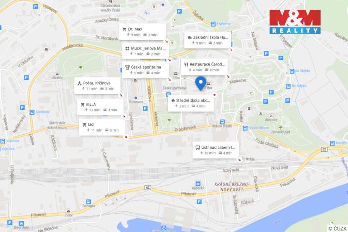 Prodej bytu 3+1, Ústí nad Labem - Krásné Březno, Družstevní, 65 m2