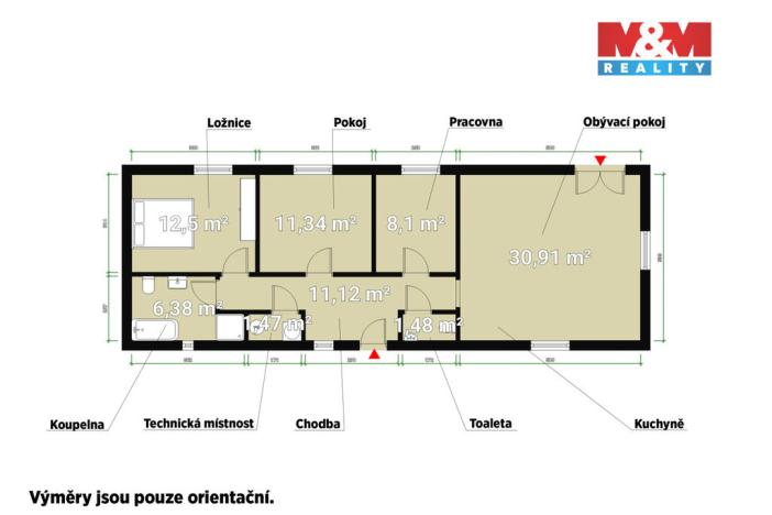 Prodej rodinného domu, Újezd, 84 m2