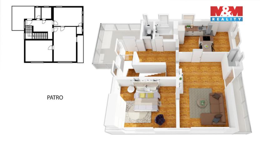 Prodej rodinného domu, Opočno, Palackého, 257 m2