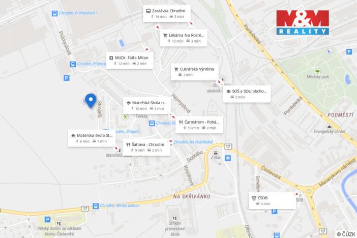 Pronájem bytu 3+1, Chrudim - Chrudim IV, Strojařů, 78 m2