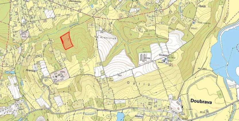 Prodej lesa, Doubrava, 10811 m2