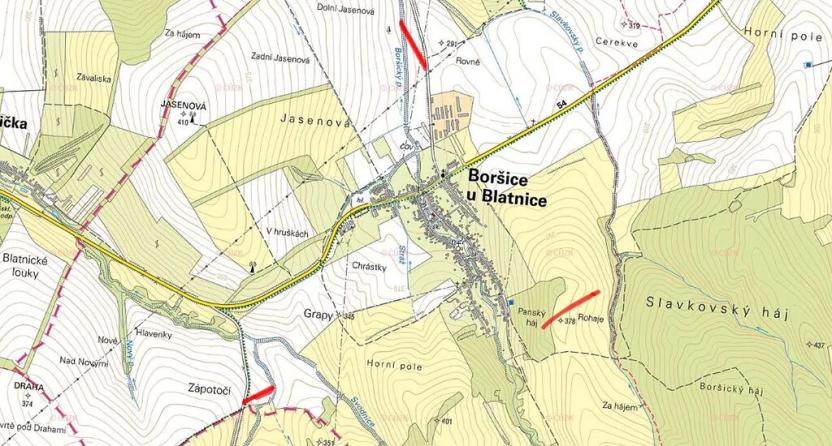 Prodej pole, Boršice u Blatnice, 9027 m2